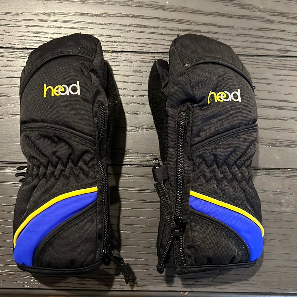 Head kid snow mittens XXS